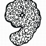 דף צביעה מספר 9 בעיטור עיגולים