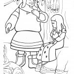 דף צביעה מלכת השלג 15