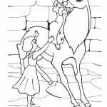 דף צביעה מלכת השלג 9