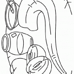 דף צביעה תפוח בדבש ושופר