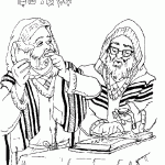 דף צביעה תפילה ותקיעת בשופר