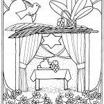 דף צביעה לסוכות 19