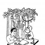 דף צביעה לסוכות 15