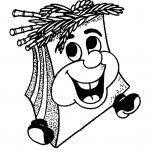 דף צביעה לסוכות 5