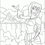 דף צביעה הנסיכה קידה נידאק