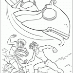 דף צביעה מילו וקידה במעמקי הים