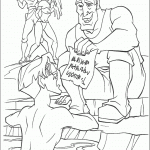 דף צביעה קפטן רורק מציג למילו את הדף החסר