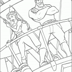 דף צביעה קפטן רוק והלגה