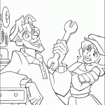 דף צביעה מילו טאץ' ואודרי רמירז