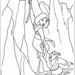 דף צביעה מולאן ולי שאנג במפולת השלגים