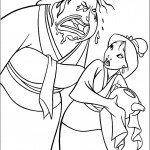 דף צביעה השדכנית נוזפת במולאן