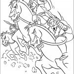 דף צביעה ההונים במתקפה