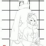 דף צביעה נארוטו 14 דף צביעה נארוטו 14