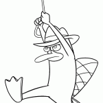 דף צביעה פרי הפלטפוס הסוכן החשאי דף צביעה פרי הפלטפוס הסוכן החשאי