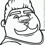 דף צביעה פניו של אנג'לו מהאחים דוס דף צביעה פניו של אנג'לו מהאחים דוס