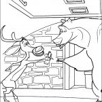 דף צביעה אליוט מתיידד עם בו