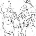 דף צביעה חיות היער חוגגות