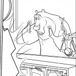 דף צביעה בו ואליוט מפוחדים