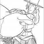 דף צביעה בת' מחבקת את בו