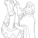 דף צביעה קפטן פאביוס וסוסו האהוב אכילס דף צביעה קפטן פאביוס וסוסו האהוב אכילס