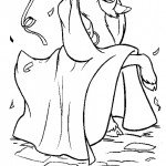 דף צביעה התיש דג'אלי לבוש בגלימה דף צביעה התיש דג'אלי לבוש בגלימה