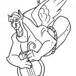 דף צביעה הוגו מנגן בנבל דף צביעה הוגו מנגן בנבל