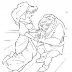 דף צביעה קואזימודו ואסמרלדה אהובתו דף צביעה קואזימודו ואסמרלדה אהובתו