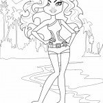 דף צביעה קלודין וולף ממונסטר היי דף צביעה קלודין וולף ממונסטר היי