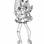 דף צביעה פרנקי שטיין, הצעירה ביותר במונסטר היי דף צביעה פרנקי שטיין, הצעירה ביותר במונסטר היי