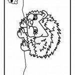 דף צביעה קושן הקיפוד דף צביעה קושן הקיפוד