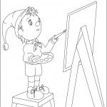 דף צביעה נאדי מצייר