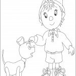 דף צביעה נאדי והכלב במפי