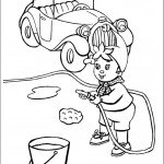 דף צביעה נאדי שוטף את מכוניתו