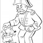 דף צביעה השוטר פלוד תופס באוזנו של עכברון