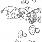 דף צביעה נאדי אוסף פטריות