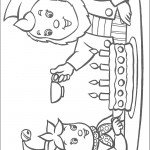 דף צביעה נאדי ואוזניון חוגגים יום הולדת