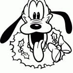 דף צביעה הכלב פלוטו 4