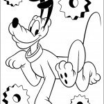 דף צביעה הכלב פלוטו 3