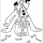 דף צביעה פלוטו מחופש לשודד ים