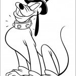 דף צביעה פלוטו מתגנדר