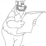 דף צביעה בלוטו קורא מסמך מפתיע