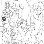 דף צביעה אוליבר, ריטה, טיטו, פרנסיס וחברים נוספים