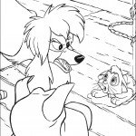 דף צביעה ריטה כועסת על אוליבר