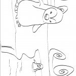 דף צביעה הפינגווינים בים