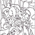 דף צביעה החיות ביער דף צביעה החיות ביער