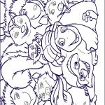 דף צביעה חיות היער דף צביעה חיות היער