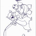 דף צביעה הדביבון והצב דגים... נקניק דף צביעה הדביבון והצב דגים... נקניק