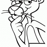 דף צביעה הפנתר הוורוד 17 דף צביעה הפנתר הוורוד 17