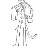 דף צביעה הפנתר הוורוד 11 דף צביעה הפנתר הוורוד 11