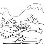 דף צביעה הפנתר הוורוד 9 דף צביעה הפנתר הוורוד 9